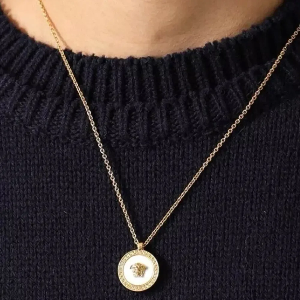 18K Gold Plated Medusa Pendant Necklace